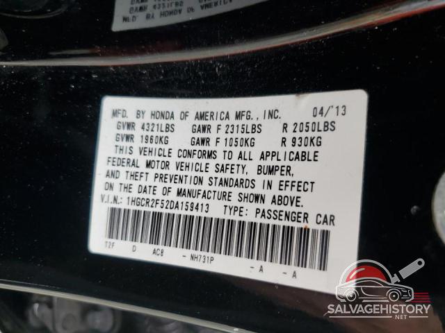 1HGCR2F52DA159413 2013 HONDA ACCORD photo no. 13