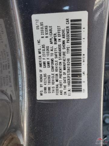 1HGCR2F57DA016246 2013 HONDA ACCORD photo no. 12
