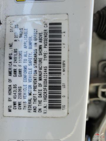 1HGCR3F80DA020445 2013 HONDA ACCORD photo no. 12