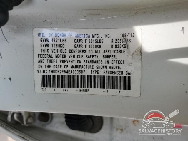 1HGCR2F54EA033507 2014 HONDA ACCORD photo no. 13