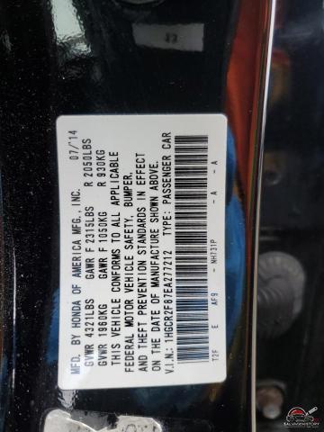1HGCR2F87EA277212 2014 HONDA ACCORD photo no. 12