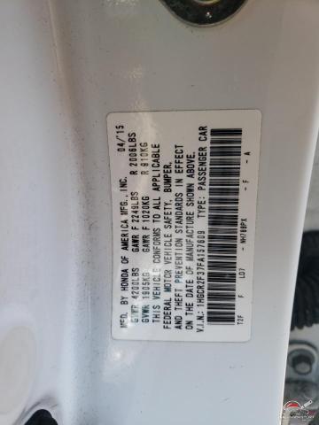 1HGCR2F37FA157609 2015 HONDA ACCORD photo no. 12