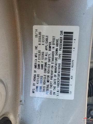 1HGCR2F58FA018946 2015 HONDA ACCORD photo no. 12