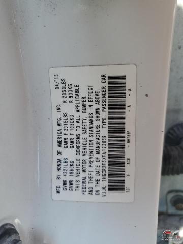 1HGCR2F5XFA173059 2015 HONDA ACCORD photo no. 12
