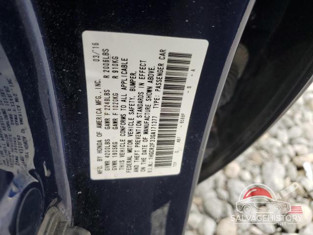 1HGCR2F33GA171377 2016 HONDA ACCORD photo no. 12