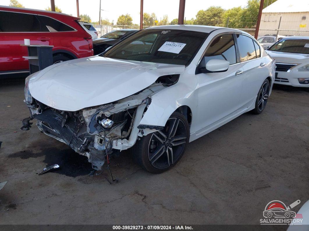 1HGCR2F51GA173663 2016 HONDA ACCORD photo no. 2