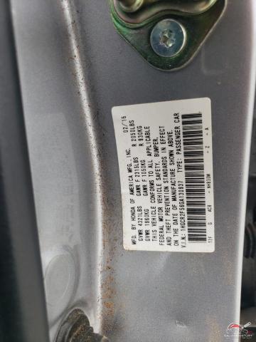 1HGCR2F56GA130937 2016 HONDA ACCORD photo no. 12