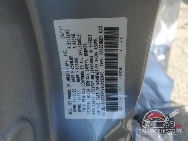 1HGCR2F36HA232643 2017 HONDA ACCORD photo no. 12
