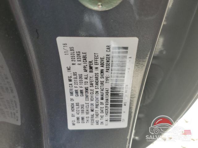 1HGCR2F85HA104647 2017 HONDA ACCORD photo no. 12
