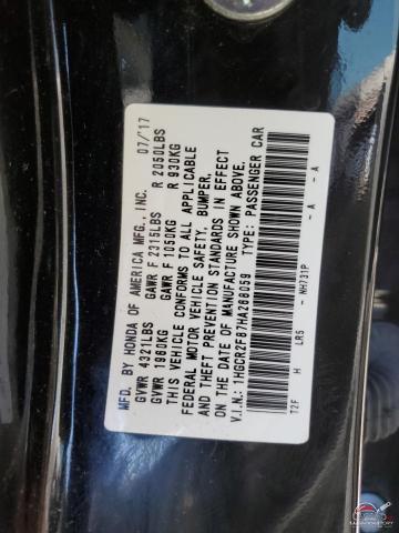 1HGCR2F87HA268059 2017 HONDA ACCORD photo no. 13