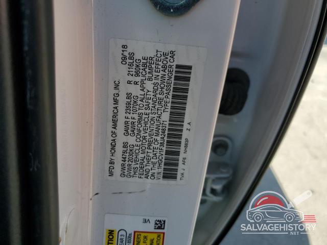 1HGCV1F38JA248371 2018 HONDA ACCORD photo no. 12