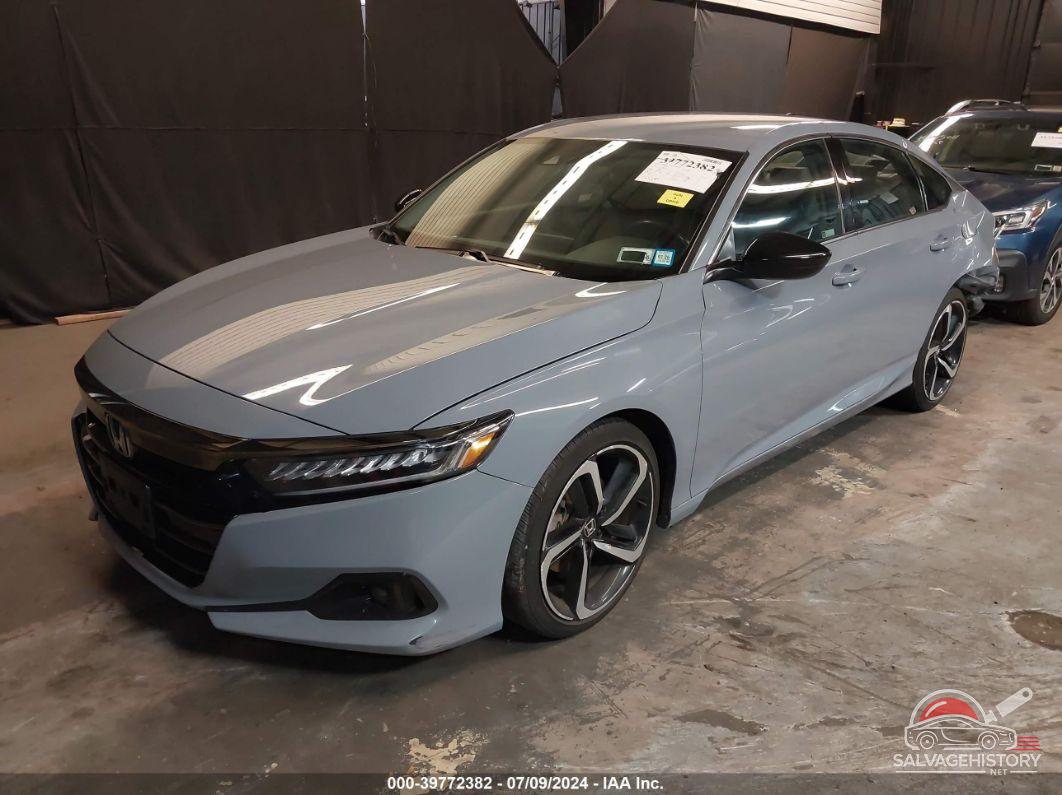 1HGCV1F49NA007594 2022 HONDA ACCORD photo no. 2