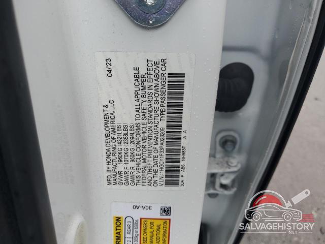 1HGCY1F33PA023209 2023 HONDA ACCORD photo no. 12