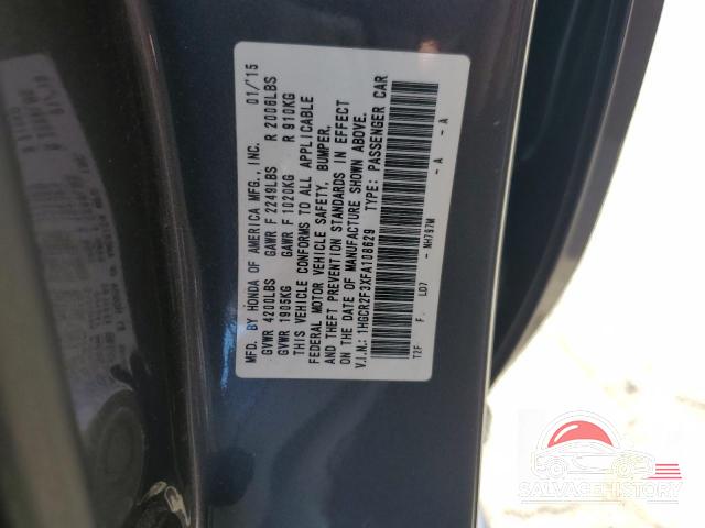 1HGCR2F3XFA108629 2015 HONDA ALL OTHER photo no. 12