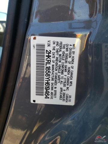 2HKRL1858YH619464 2000 HONDA All Models photo no. 13