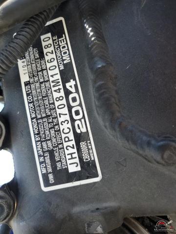 JH2PC37084M106280 2004 HONDA CBR CYCLE photo no. 8
