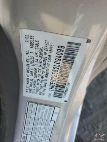 1HGEM22552L094099 2002 HONDA CIVIC photo no. 12