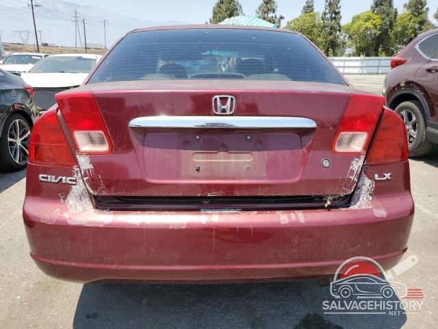 2HGES16562H551753 2002 HONDA CIVIC photo no. 6