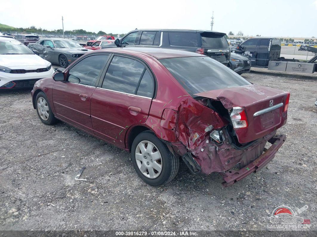2HGES26752H582144 2002 HONDA CIVIC photo no. 3