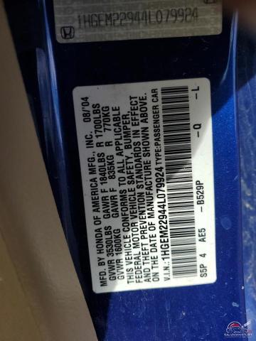 1HGEM22944L079924 2004 HONDA CIVIC photo no. 12