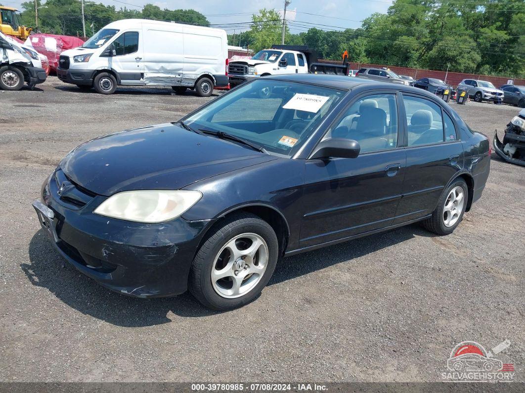 2HGES16554H533909 2004 HONDA CIVIC photo no. 2