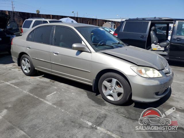 2HGES26754H572751 2004 HONDA CIVIC photo no. 4
