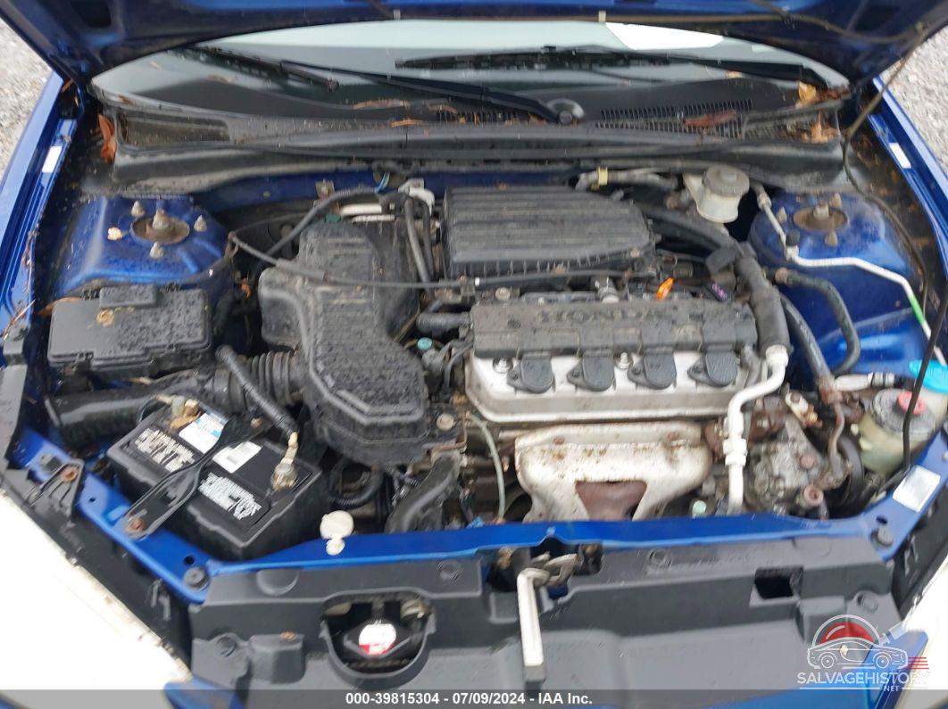1HGES16355L001126 2005 HONDA CIVIC photo no. 10