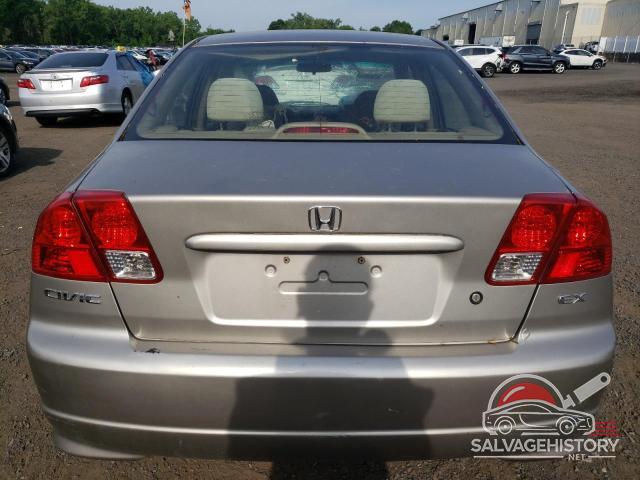 2HGES26715H529493 2005 HONDA CIVIC photo no. 6