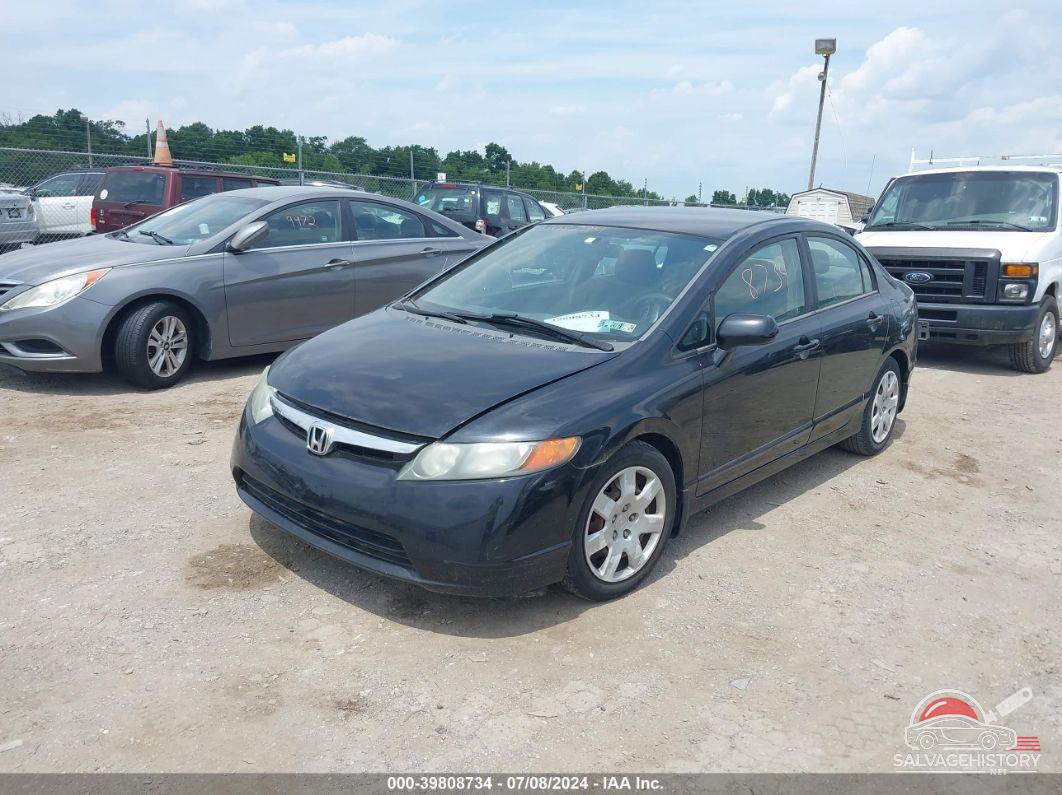 1HGFA16587L042619 2007 HONDA CIVIC photo no. 2
