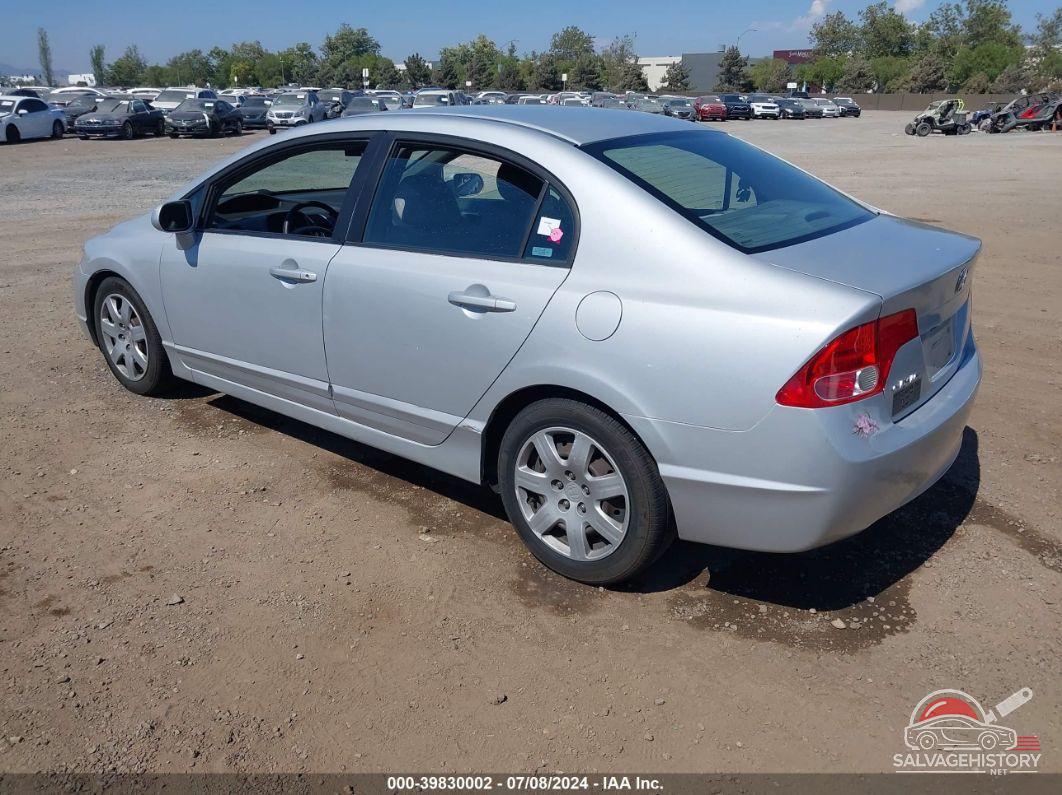 1HGFA16508L064633 2008 HONDA CIVIC photo no. 3