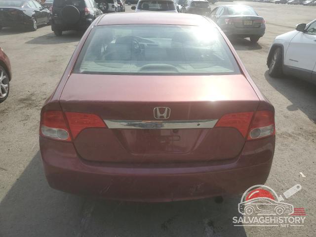19XFA16539E000997 2009 HONDA CIVIC photo no. 6