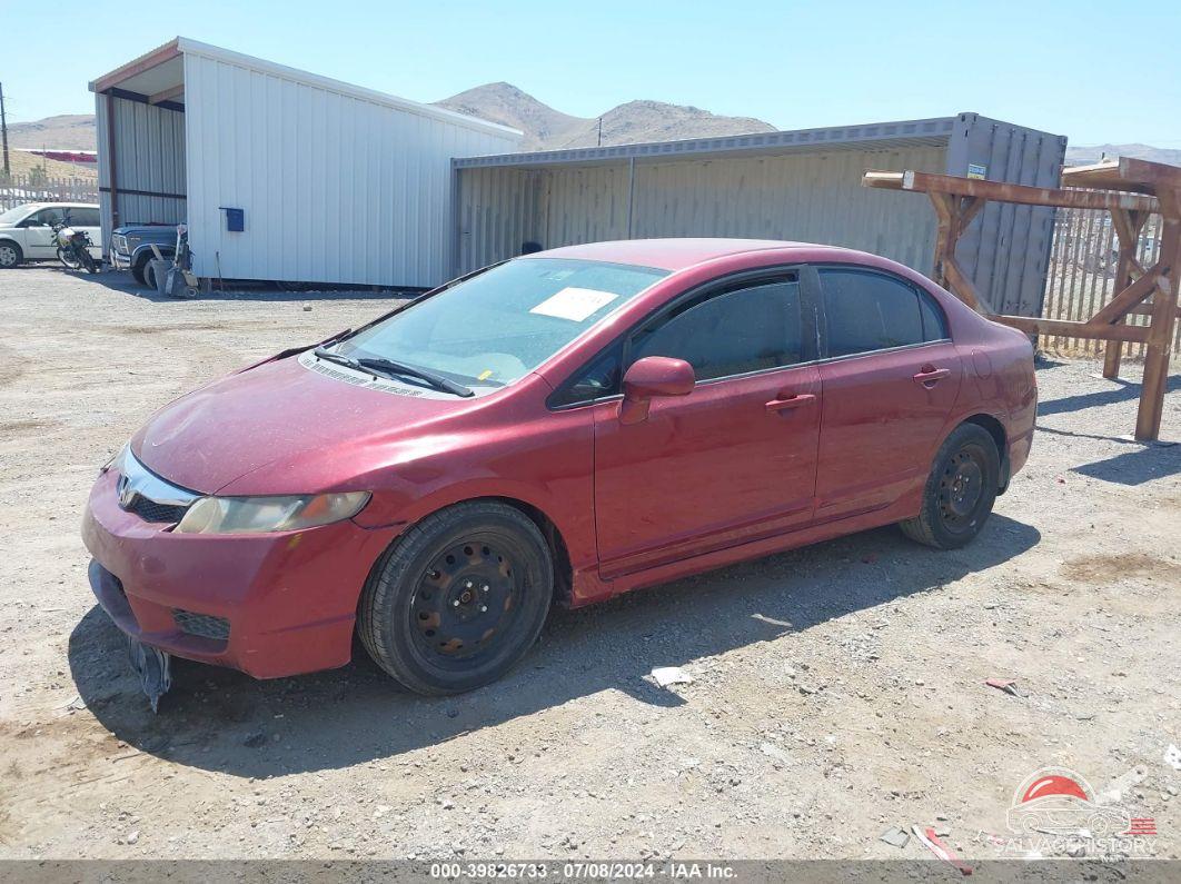 1HGFA16539L000412 2009 HONDA CIVIC photo no. 2