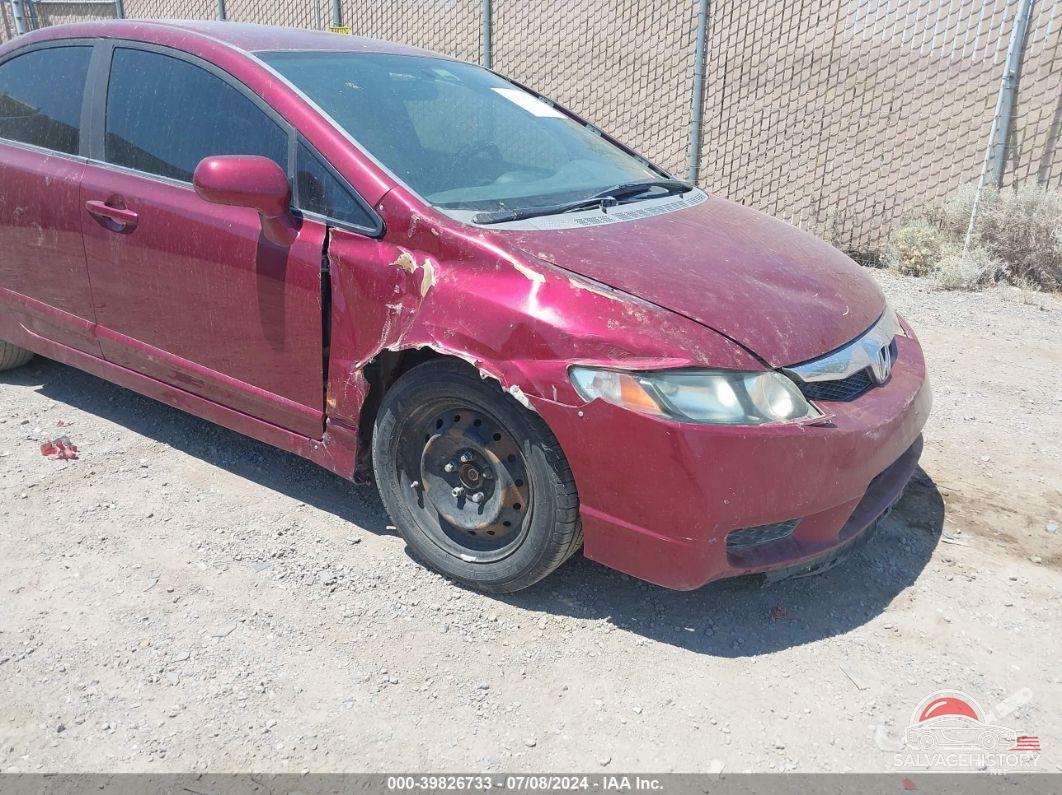 1HGFA16539L000412 2009 HONDA CIVIC photo no. 6
