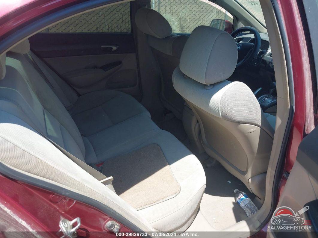 1HGFA16539L000412 2009 HONDA CIVIC photo no. 8