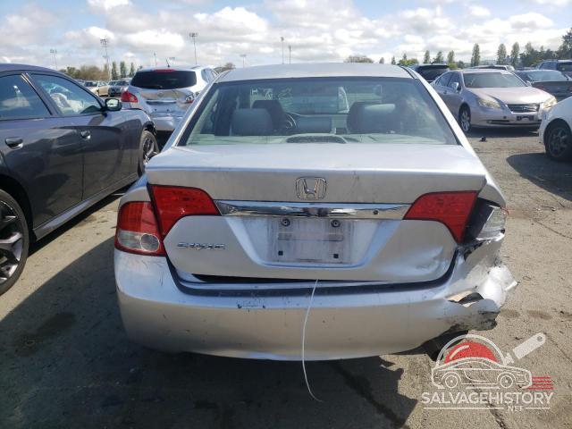 2HGFA16349H329289 2009 HONDA CIVIC photo no. 6