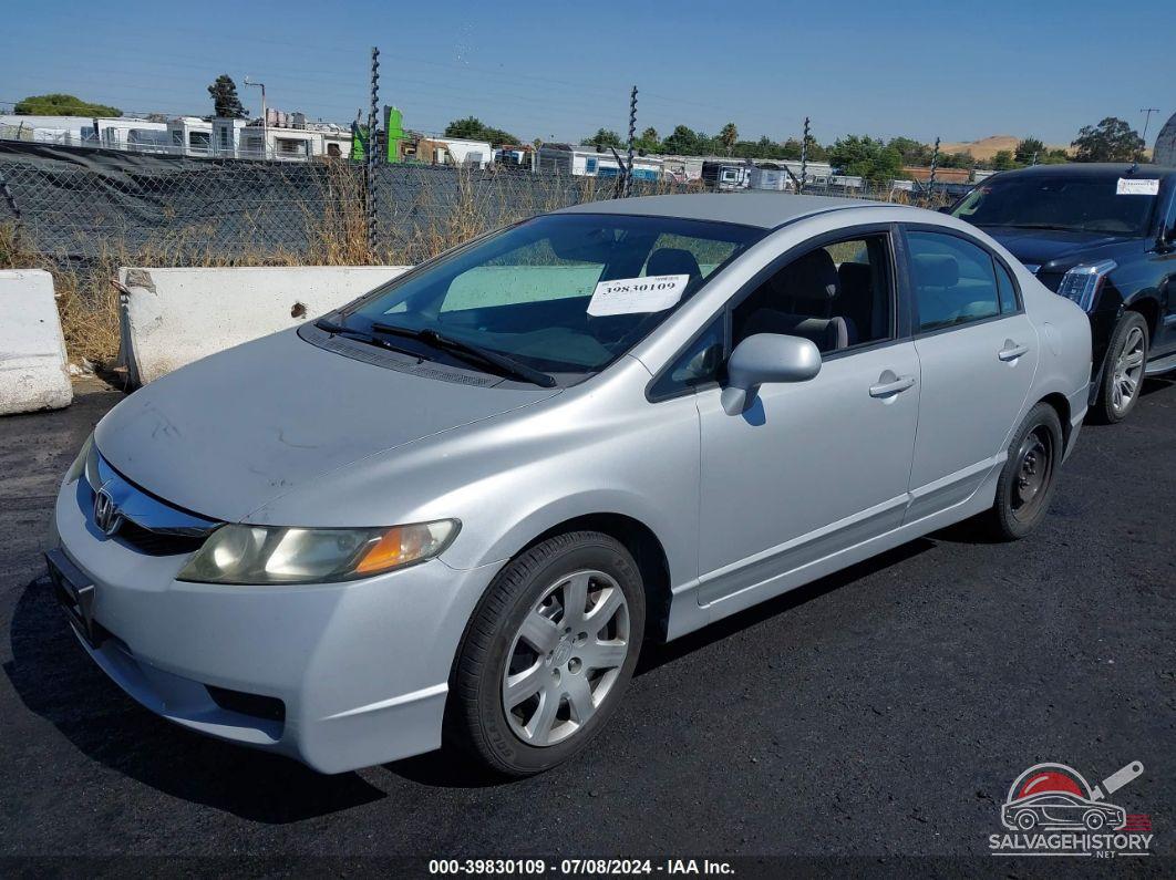 2HGFA16589H315221 2009 HONDA CIVIC photo no. 2