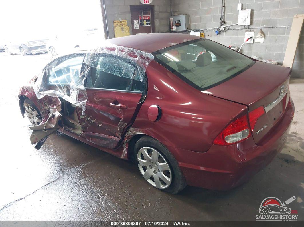 2HGFA165X9H545035 2009 HONDA CIVIC photo no. 3