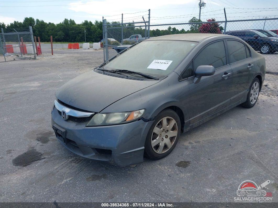 2HGFA1F53AH319665 2010 HONDA CIVIC photo no. 2