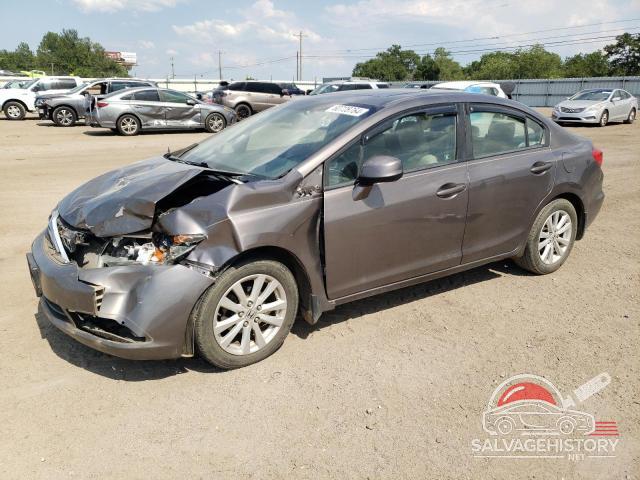 19XFB2F87CE009657 2012 HONDA CIVIC photo no. 2