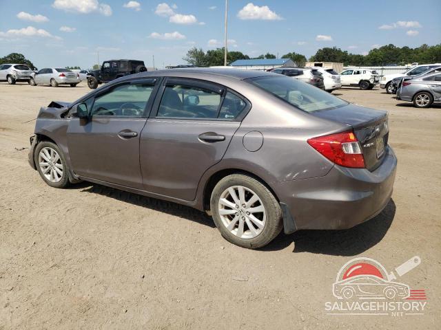 19XFB2F87CE009657 2012 HONDA CIVIC photo no. 2