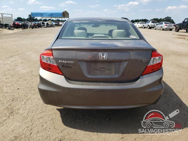19XFB2F87CE009657 2012 HONDA CIVIC photo no. 6
