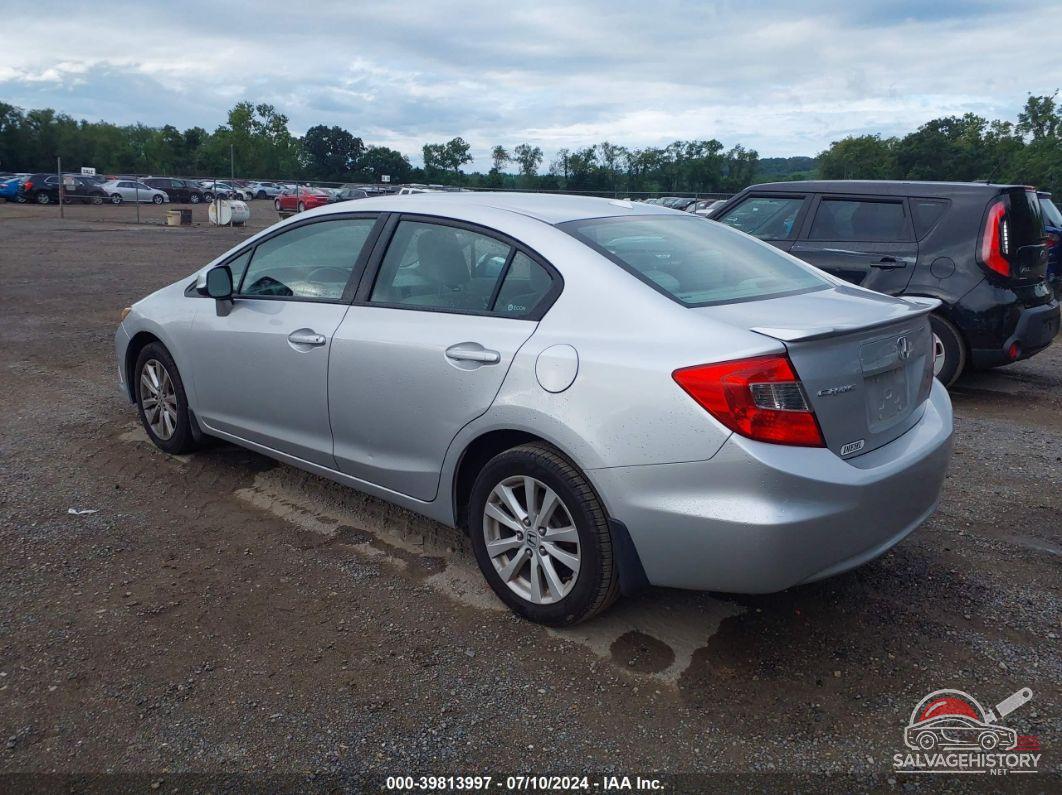 19XFB2F88CE029190 2012 HONDA CIVIC photo no. 3