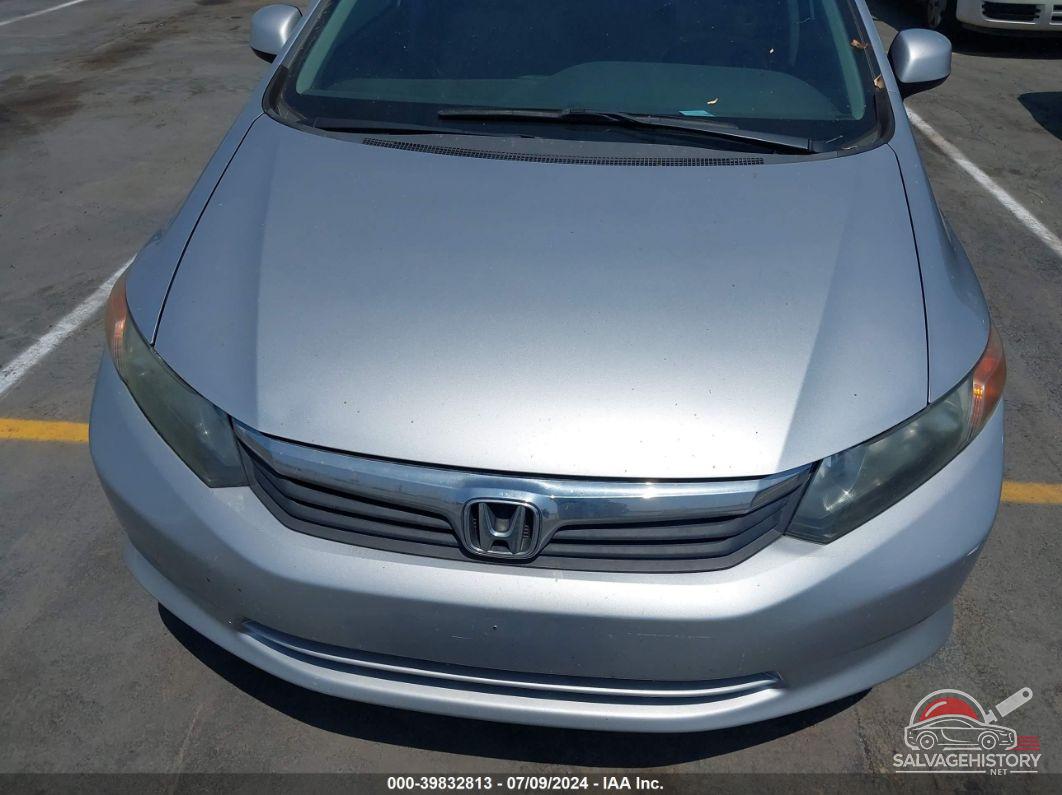 19XFB5F57CE001582 2012 HONDA CIVIC photo no. 6