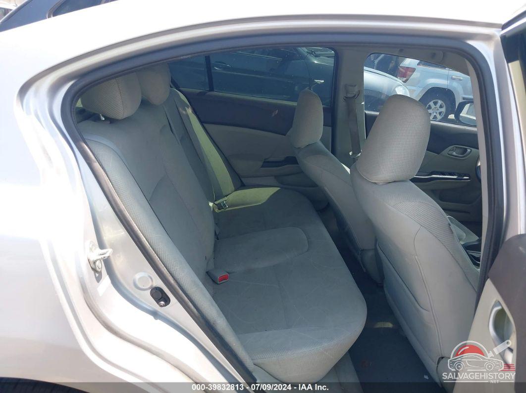 19XFB5F57CE001582 2012 HONDA CIVIC photo no. 8