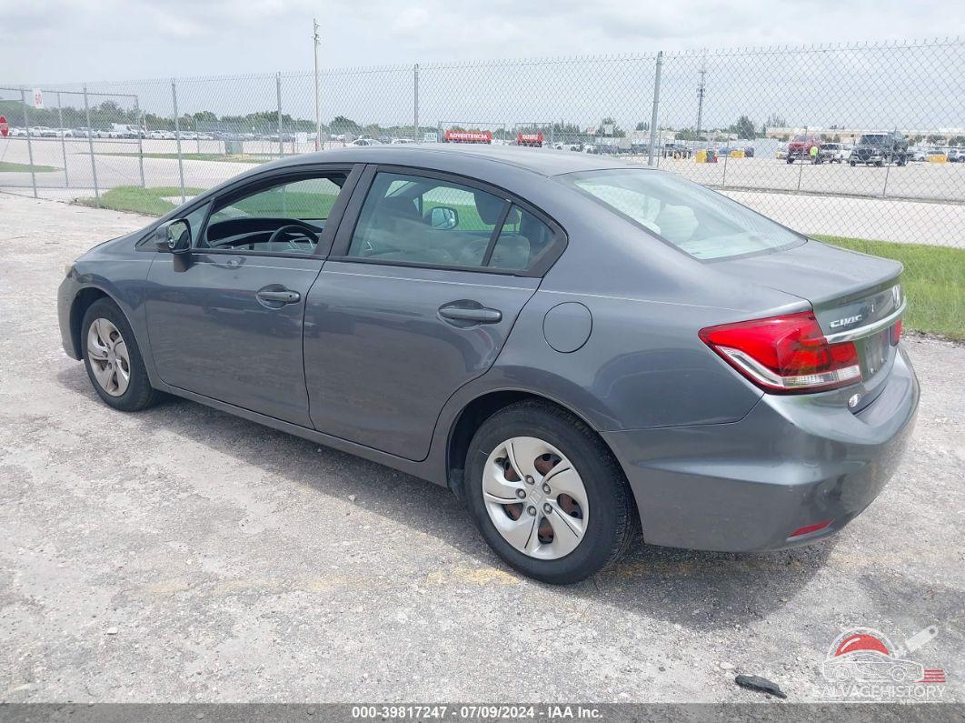 19XFB2F55DE070951 2013 HONDA CIVIC photo no. 3