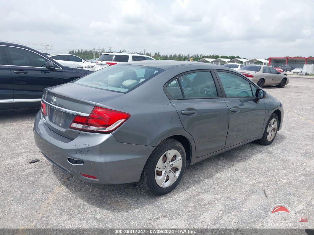 19XFB2F55DE070951 2013 HONDA CIVIC photo no. 4