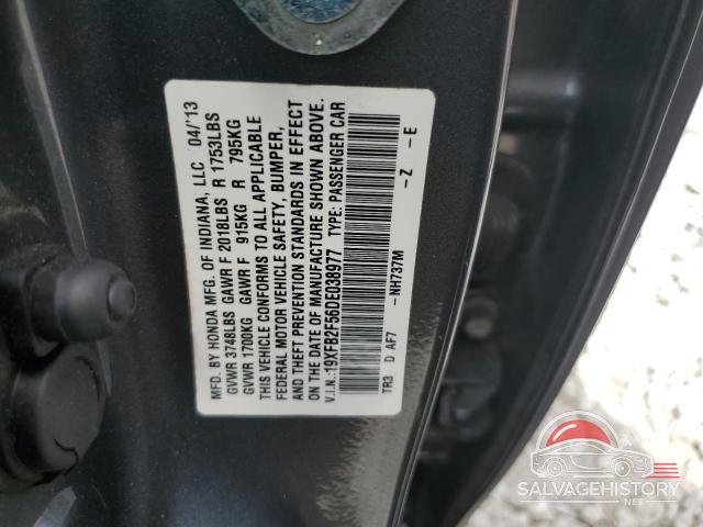19XFB2F56DE038977 2013 HONDA CIVIC photo no. 12