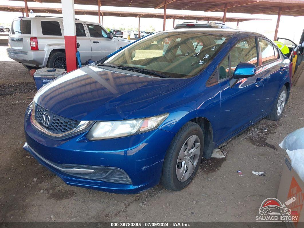 2HGFB2F55DH552017 2013 HONDA CIVIC photo no. 2