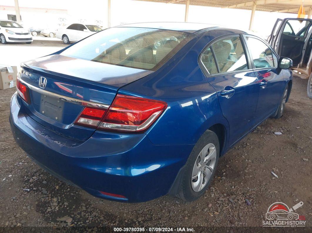 2HGFB2F55DH552017 2013 HONDA CIVIC photo no. 4