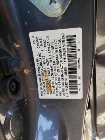 2HGFB2F68EH538610 2014 HONDA CIVIC photo no. 12